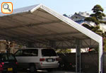 固定式テント車庫
